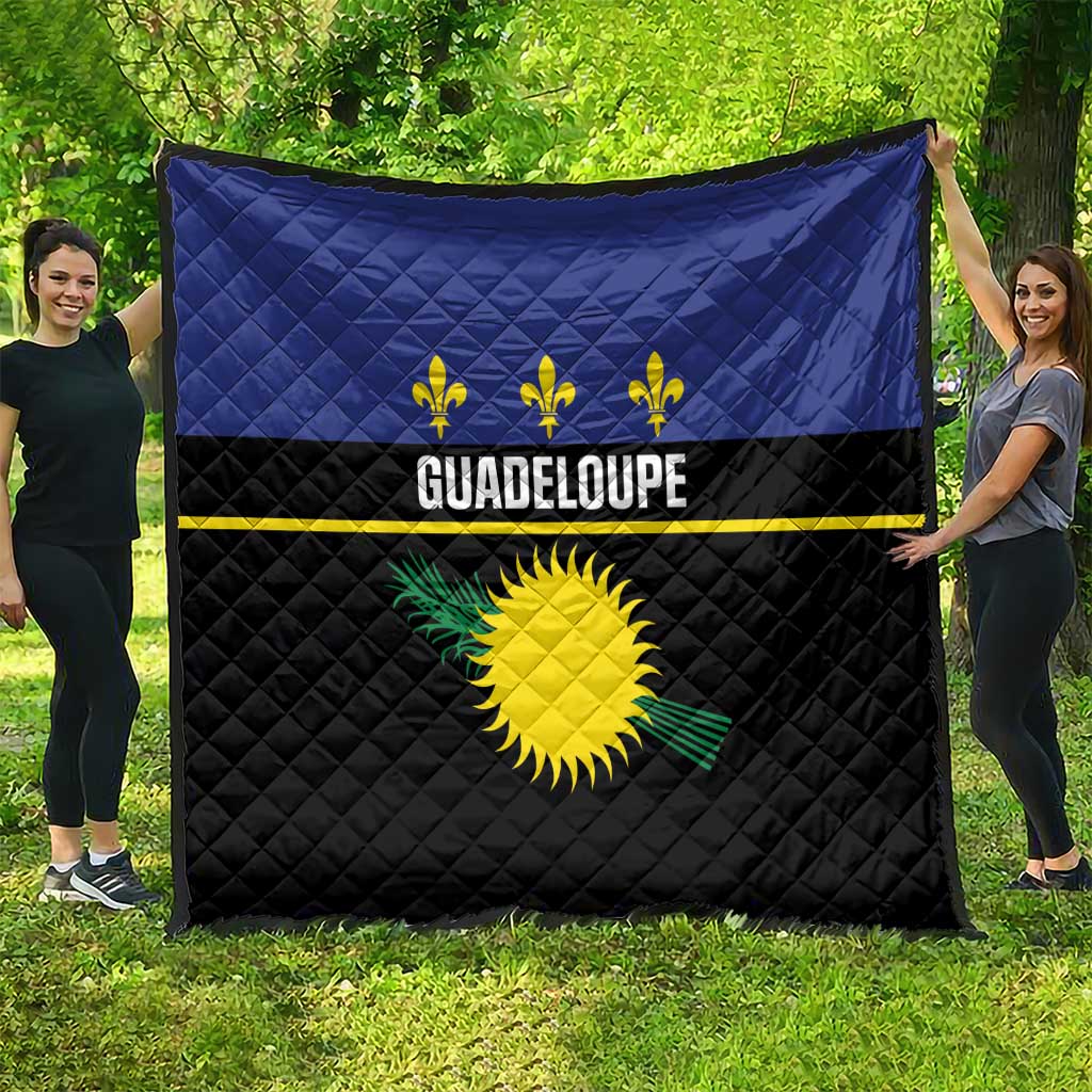 Guadeloupe Quilt Rejyon Gwadloup Black Version