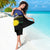 Guadeloupe Sarong Rejyon Gwadloup Black Version