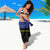 Guadeloupe Sarong Rejyon Gwadloup Black Version