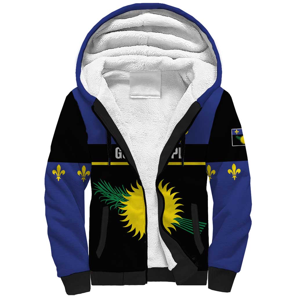 Guadeloupe Sherpa Hoodie Rejyon Gwadloup Black Version