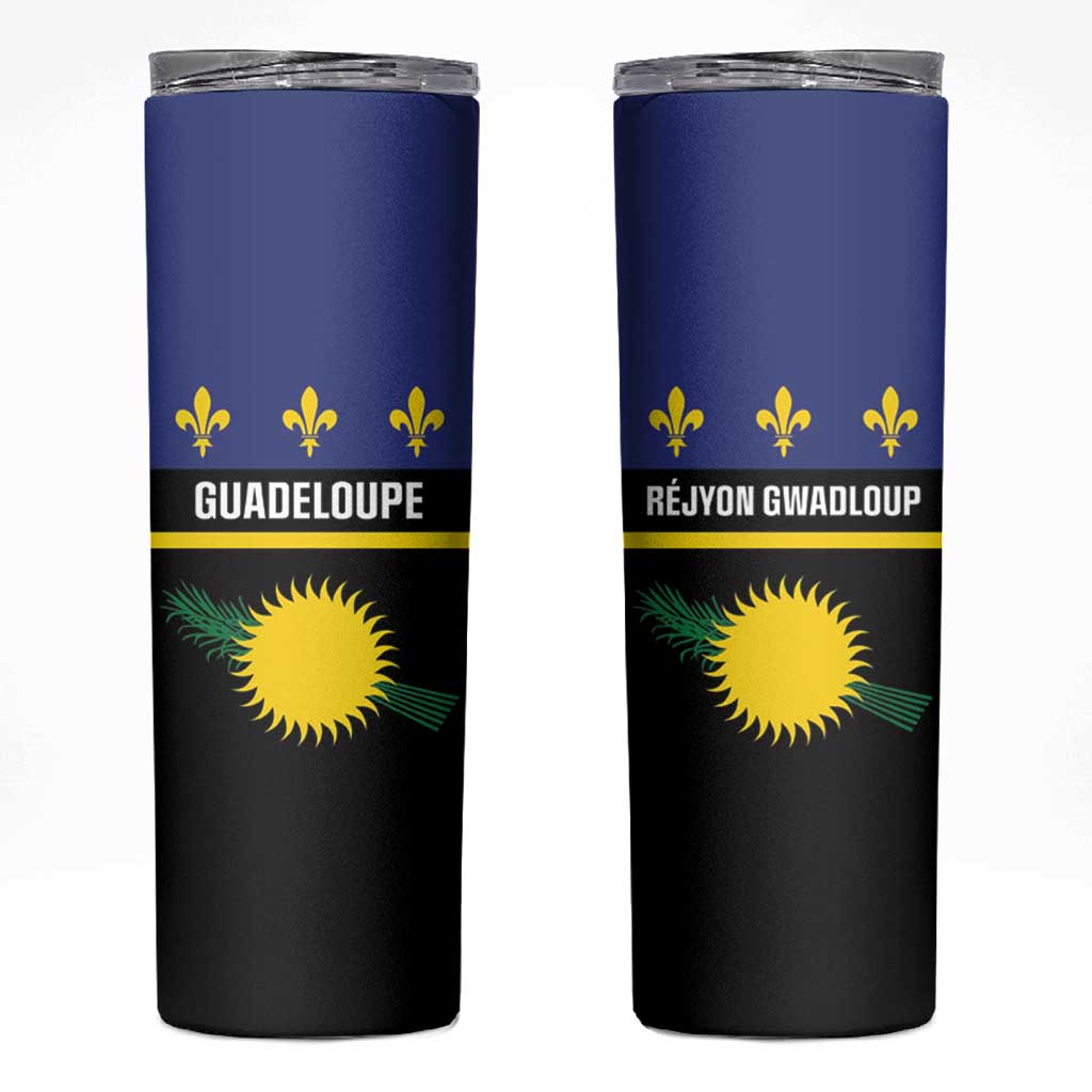 Guadeloupe Skinny Tumbler Rejyon Gwadloup Black Version