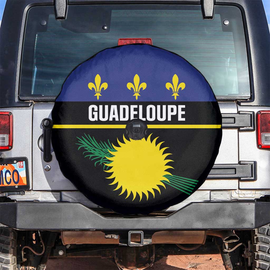 Guadeloupe Spare Tire Cover Rejyon Gwadloup Black Version