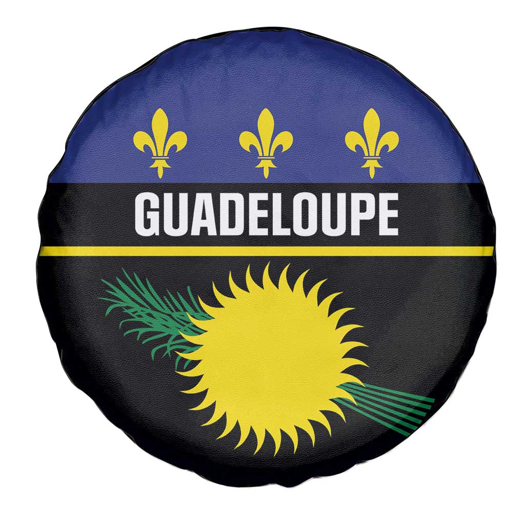 Guadeloupe Spare Tire Cover Rejyon Gwadloup Black Version