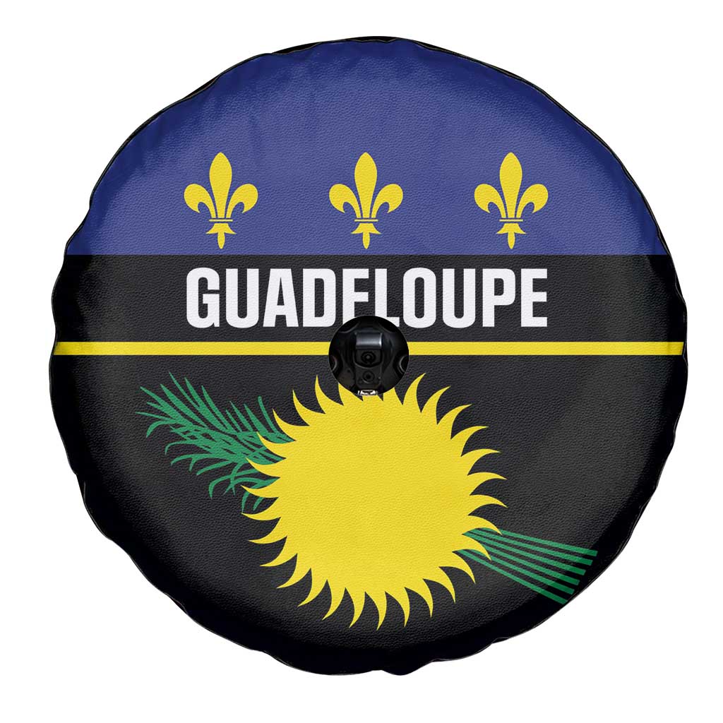 Guadeloupe Spare Tire Cover Rejyon Gwadloup Black Version