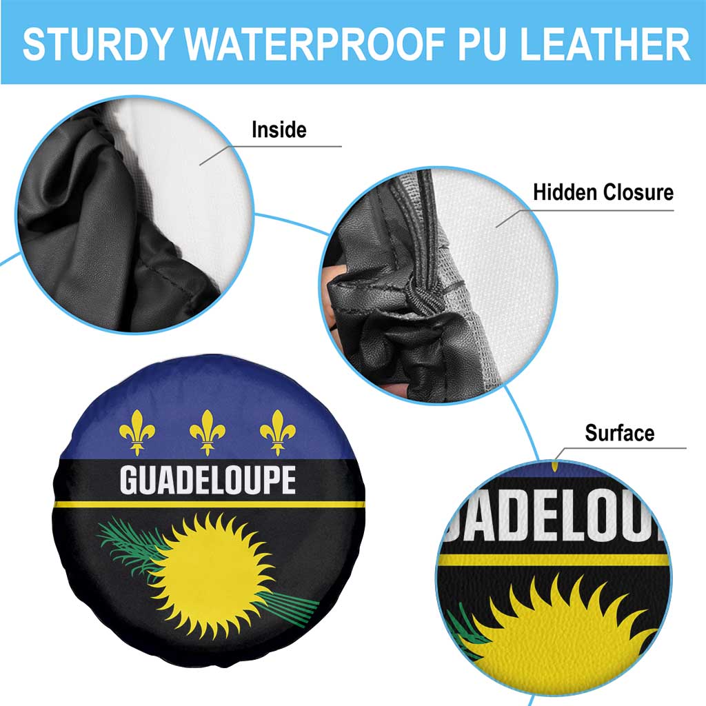 Guadeloupe Spare Tire Cover Rejyon Gwadloup Black Version