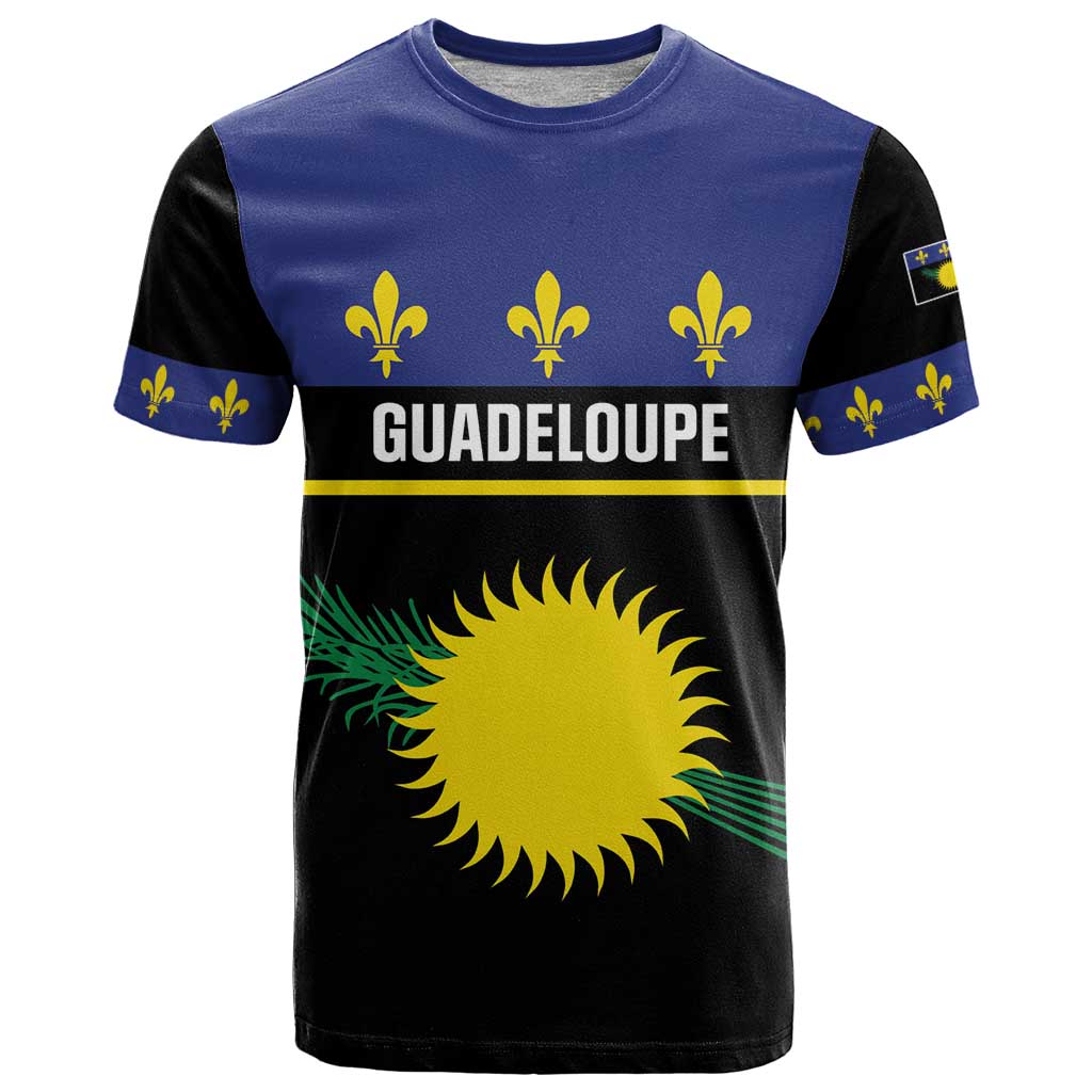 Guadeloupe T Shirt Rejyon Gwadloup Black Version