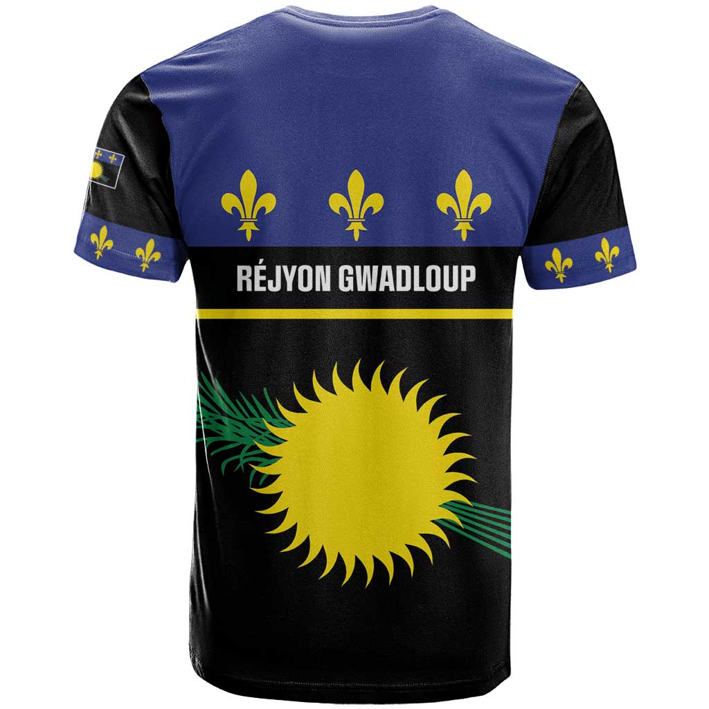 Guadeloupe T Shirt Rejyon Gwadloup Black Version