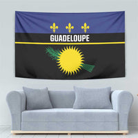 Guadeloupe Tapestry Rejyon Gwadloup Black Version