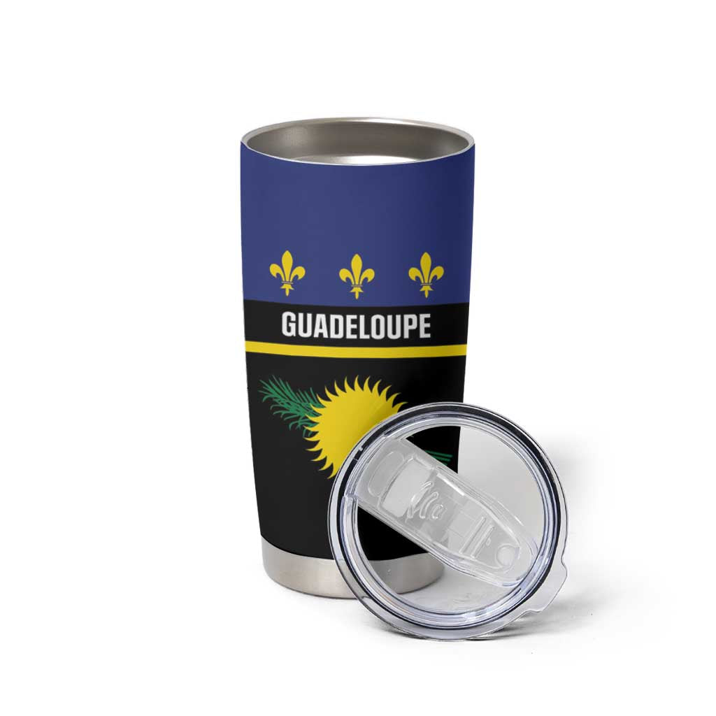 Guadeloupe Tumbler Cup Rejyon Gwadloup Black Version