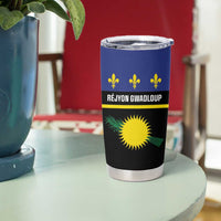 Guadeloupe Tumbler Cup Rejyon Gwadloup Black Version