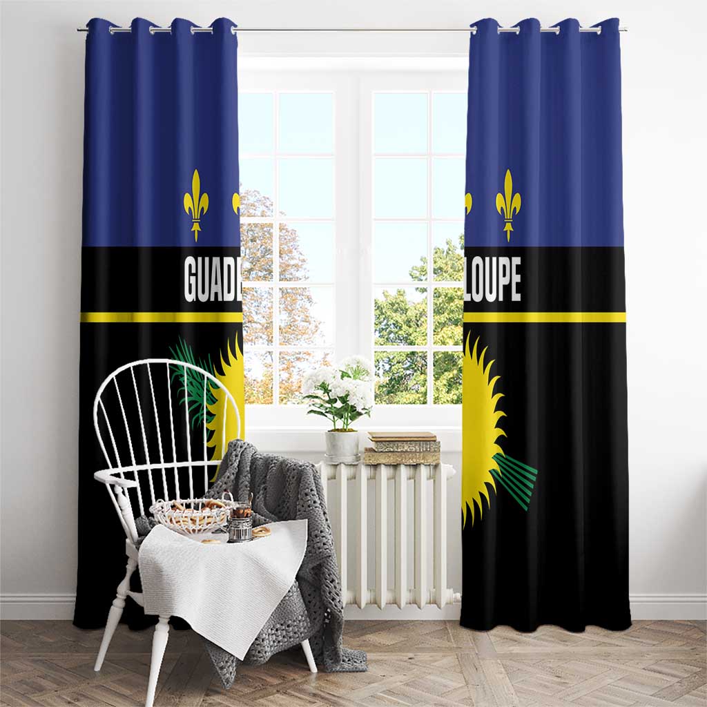 Guadeloupe Window Curtain Rejyon Gwadloup Black Version