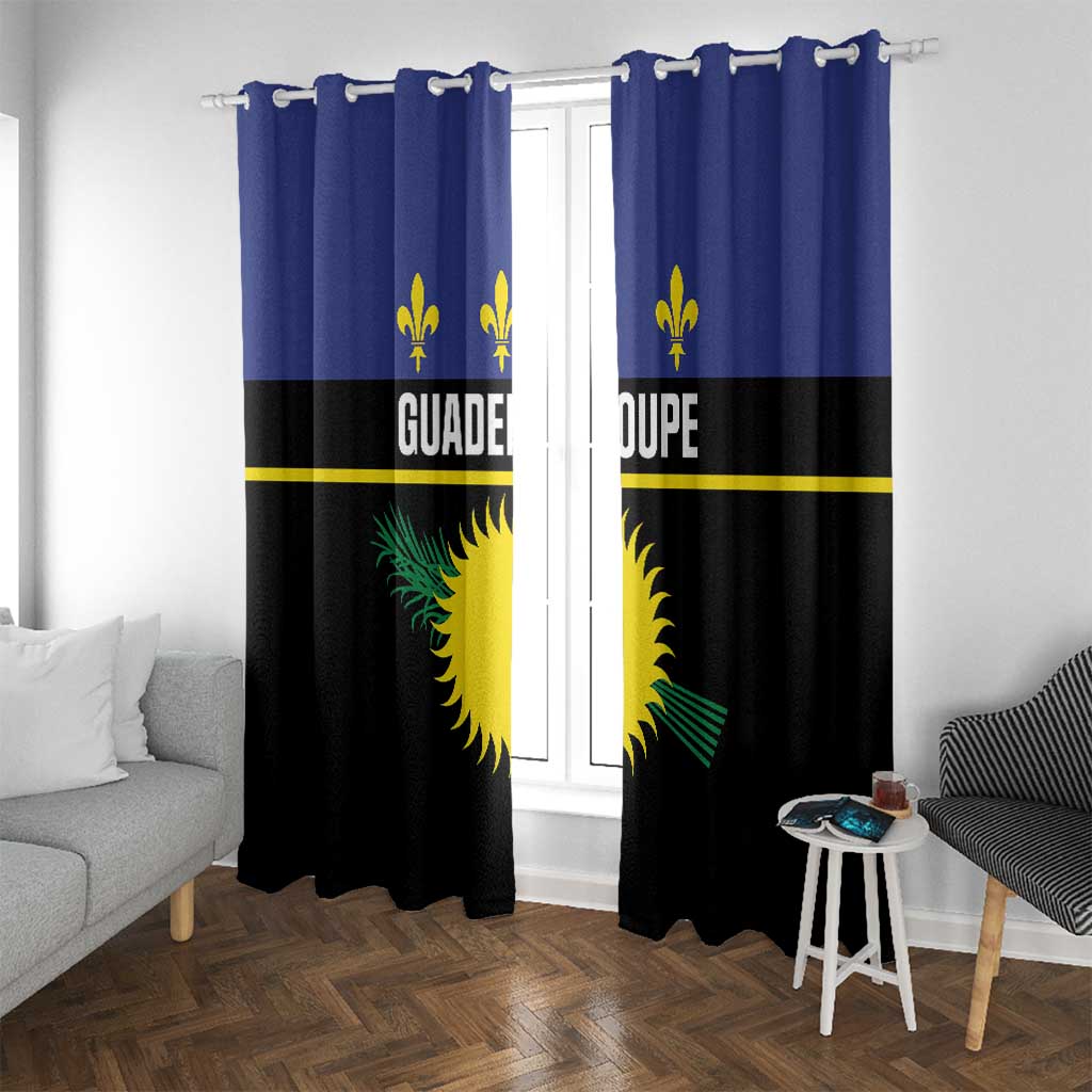 Guadeloupe Window Curtain Rejyon Gwadloup Black Version