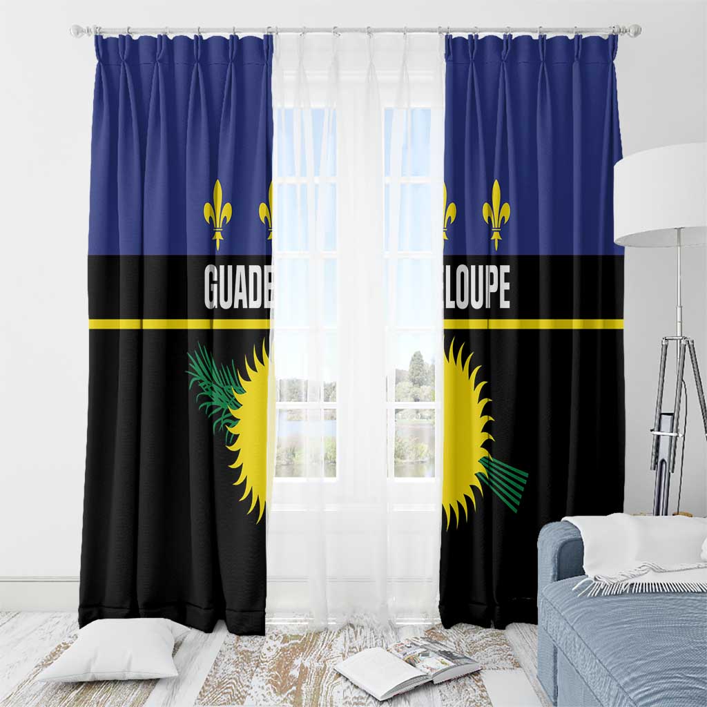 Guadeloupe Window Curtain Rejyon Gwadloup Black Version