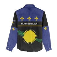 Guadeloupe Women Casual Shirt Rejyon Gwadloup Black Version