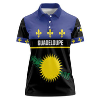 Guadeloupe Women Polo Shirt Rejyon Gwadloup Black Version