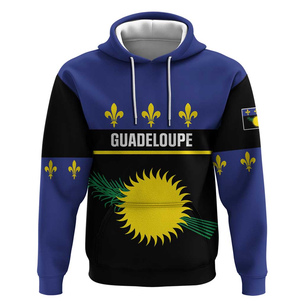 Guadeloupe Zip Hoodie Rejyon Gwadloup Black Version