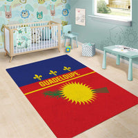 Guadeloupe Area Rug Rejyon Gwadloup Red Version