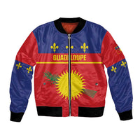 Guadeloupe Bomber Jacket Rejyon Gwadloup Red Version