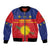 Guadeloupe Bomber Jacket Rejyon Gwadloup Red Version
