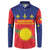 Guadeloupe Button Sweatshirt Rejyon Gwadloup Red Version