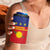 Guadeloupe 4 in 1 Can Cooler Tumbler Rejyon Gwadloup Red Version
