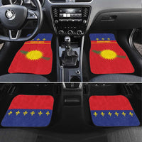 Guadeloupe Car Mats Rejyon Gwadloup Red Version