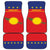 Guadeloupe Car Mats Rejyon Gwadloup Red Version