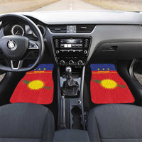 Guadeloupe Car Mats Rejyon Gwadloup Red Version
