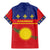 Guadeloupe Family Matching Mermaid Dress and Hawaiian Shirt Rejyon Gwadloup Red Version
