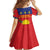 Guadeloupe Family Matching Off The Shoulder Long Sleeve Dress and Hawaiian Shirt Rejyon Gwadloup Red Version
