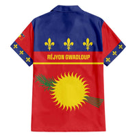 Guadeloupe Family Matching Tank Maxi Dress and Hawaiian Shirt Rejyon Gwadloup Red Version