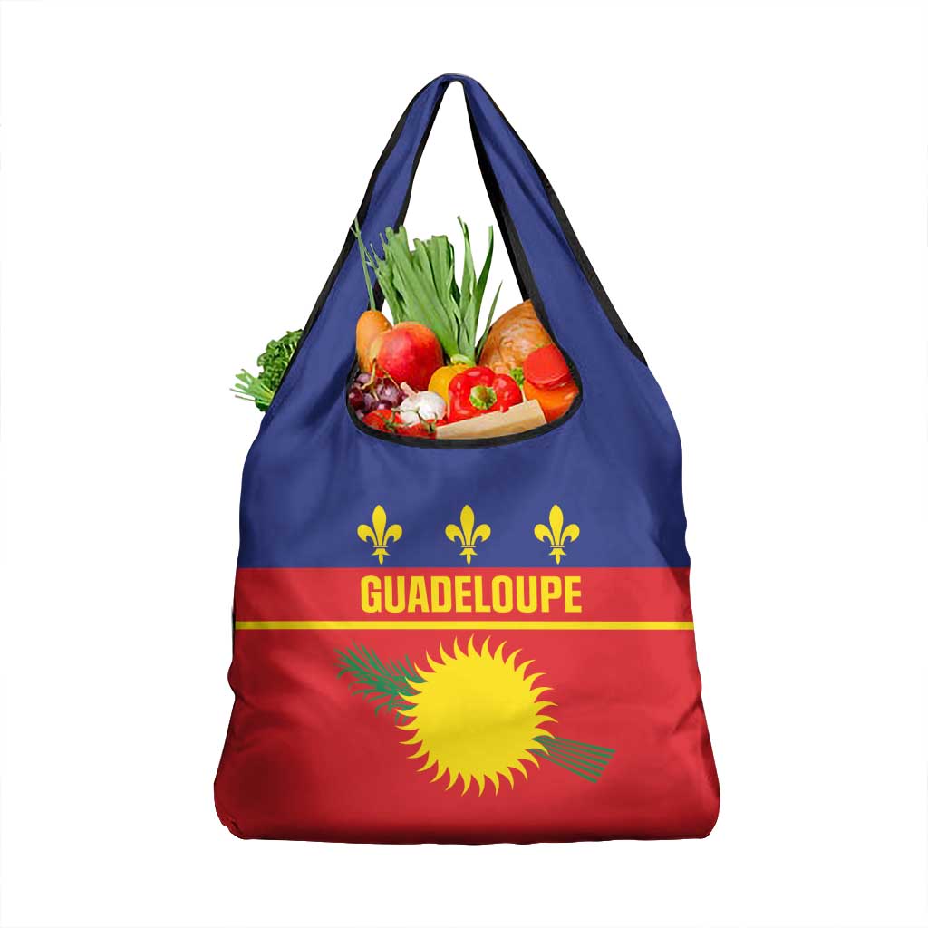 Guadeloupe Grocery Bag Rejyon Gwadloup Red Version