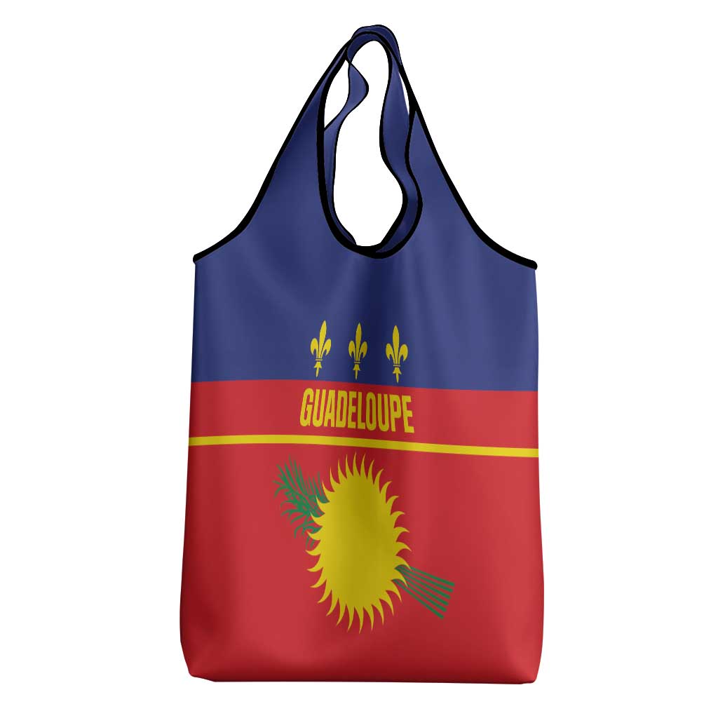 Guadeloupe Grocery Bag Rejyon Gwadloup Red Version