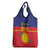 Guadeloupe Grocery Bag Rejyon Gwadloup Red Version