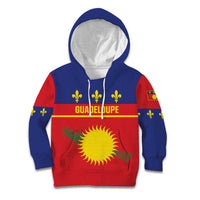 Guadeloupe Kid Hoodie Rejyon Gwadloup Red Version