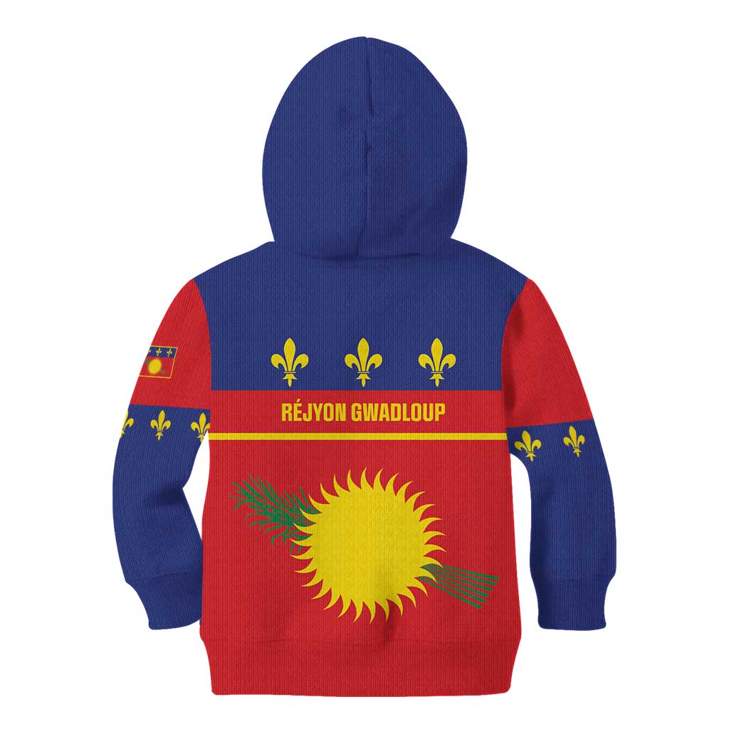 Guadeloupe Kid Hoodie Rejyon Gwadloup Red Version