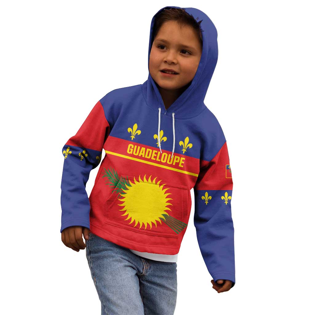 Guadeloupe Kid Hoodie Rejyon Gwadloup Red Version