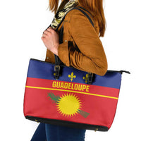 Guadeloupe Leather Tote Bag Rejyon Gwadloup Red Version