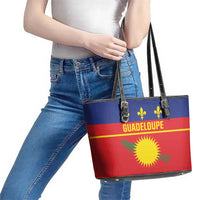 Guadeloupe Leather Tote Bag Rejyon Gwadloup Red Version
