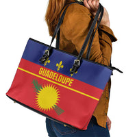 Guadeloupe Leather Tote Bag Rejyon Gwadloup Red Version
