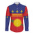 Guadeloupe Long Sleeve Button Shirt Rejyon Gwadloup Red Version