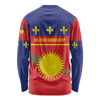 Guadeloupe Long Sleeve Shirt Rejyon Gwadloup Red Version