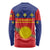 Guadeloupe Long Sleeve Shirt Rejyon Gwadloup Red Version
