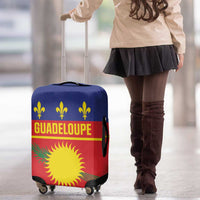 Guadeloupe Luggage Cover Rejyon Gwadloup Red Version