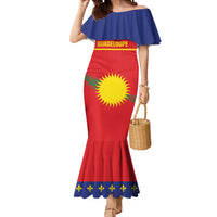 Guadeloupe Mermaid Dress Rejyon Gwadloup Red Version