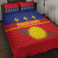 Guadeloupe Quilt Bed Set Rejyon Gwadloup Red Version