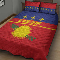 Guadeloupe Quilt Bed Set Rejyon Gwadloup Red Version