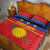 Guadeloupe Quilt Bed Set Rejyon Gwadloup Red Version