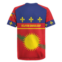 Guadeloupe Rugby Jersey Rejyon Gwadloup Red Version