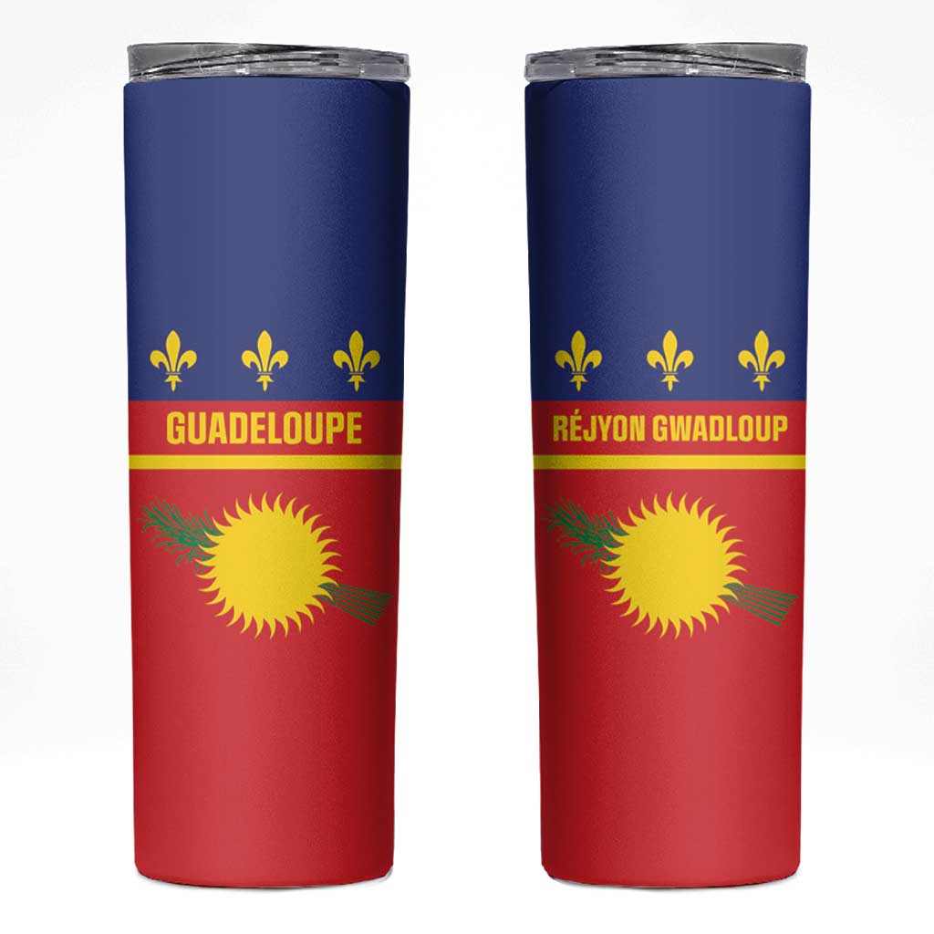 Guadeloupe Skinny Tumbler Rejyon Gwadloup Red Version